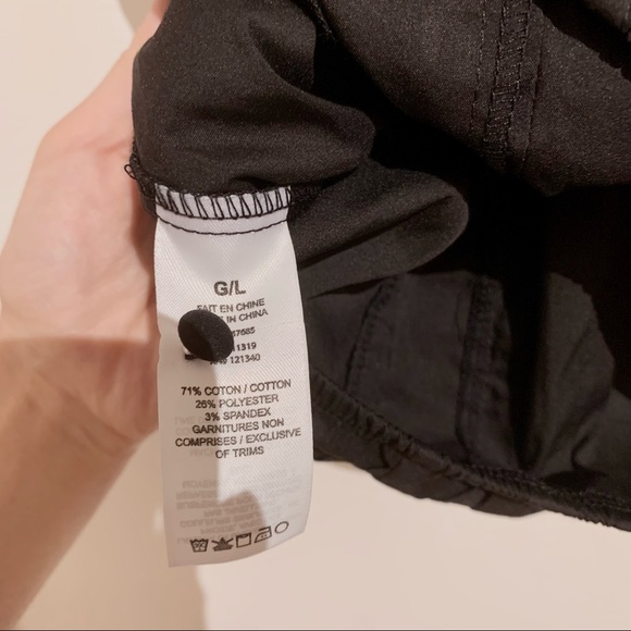 DYNAMITE Frill Poplin Black Top NWT - Picture 14 of 15